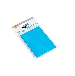 BLOCO SMART NOTES 76X102MM - AZUL NEON - 50FLS - BRW BA7507