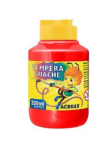 Tinta Guache 250 ml (Vermelho Fogo) 507 - Acrilex