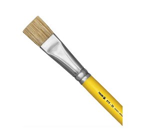 Pincel artesanal Chato 815 N.20 Amarelo -  Tigre