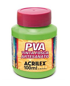 Tinta PVA 100 ml Verde Folha - Acrilex
