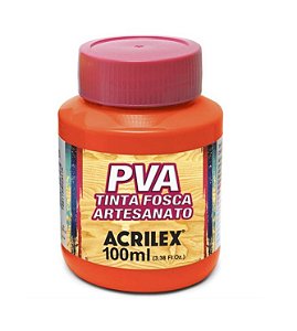 Tinta PVA 100 ml Laranja - Acrilex