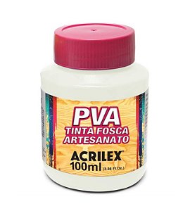 Tinta PVA 100 ml Branco - Acrilex