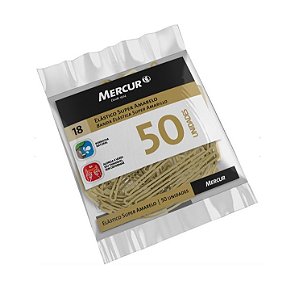 Elastico amarelo N.18 Super N.18 35gr. 50pecas - Mercur