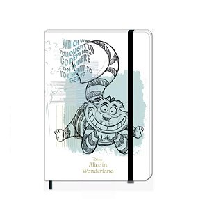 Caderno Costurado Capa Dura C/ Pauta Gato 15X21  96 Folhas  ANIMATIVA