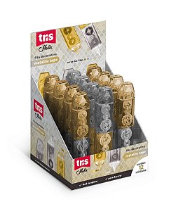 Fita Decorativa Metallic Tape Holic Fancy - 3m X 5mm  -Tris 910998