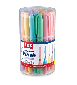 Marca-Texto Flash Pastel -  Tris - 612393