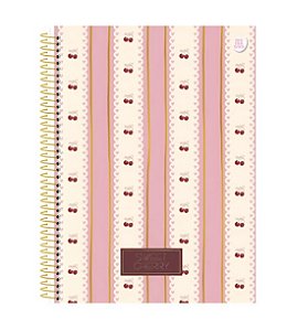 Caderno Universitário 1 Materia Sweet Cherry 80folhas - Animativa 11017