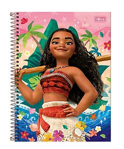 Caderno Espiral Capa Dura Universitário Connect 1 Matéria Moana 80 Folhas - 357723