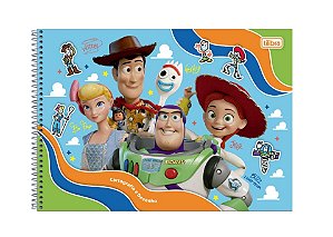 Caderno de Cartografia e Desenho Espiral Capa Dura Toy Story 80 Folhas - Tilibra 309109