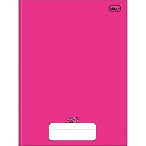 Caderno Brochura Capa Dura Universitário D+ Rosa 96 Folhas - Tilibra - 317357