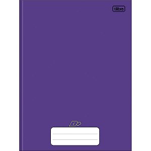 Caderno Brochura Capa Dura Universitário D+ Roxo 96 Folhas - Tilibra - 317373