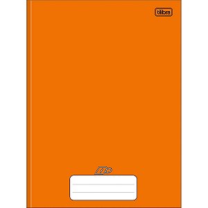 Caderno Brochura Capa Dura Universitário D+ Laranja 96 Folhas - TILIBRA - 317331