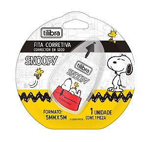 Corretivo em Fita 5mmx5m Snoopy - Blister com 1 Unidade 392448