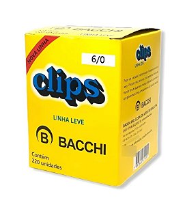 Clips 6/0 Bacchi Com 220 Unidades