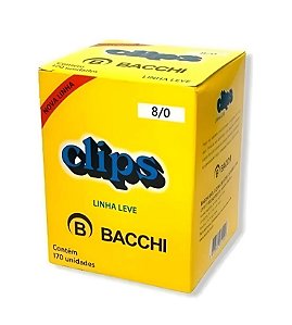 Clips Bacchi  8 Com 170 Unidades