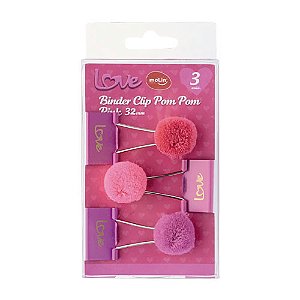 BINDER CLIPS POM POM - MOLIN 31579
