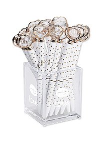 CANETA CORAÇÃO DE DIAMANTE POÁ - MOLIN 01341