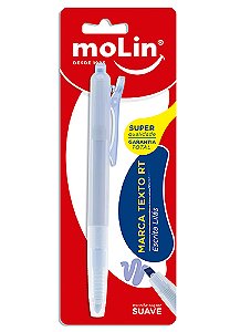 MARCA TEXTO RETRÁTIL ESCRITA LILAS - MOLIN 9111