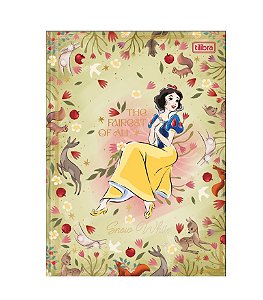 Caderno Branca de Neve Brochura Capa Dura Colegial 80F - Tilibra