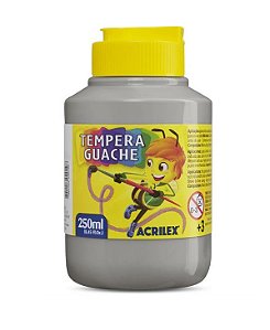 Tinta Guache 250 ml Cinza - Acrilex 933