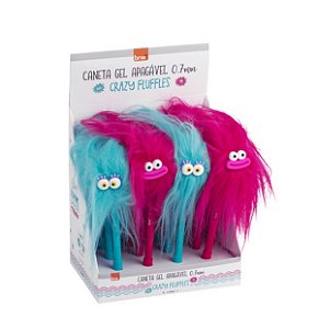 CANETA ESFEREGRAFICA CRAZY FLUFFLES GEL 0,7 - BRW CA0241