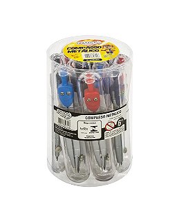 Compasso Escolar Metálico - BRW CP1002