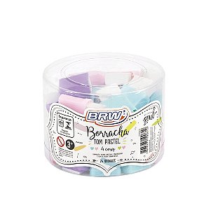 Borracha Pequena capa Plástica Pastel - BRW B00210