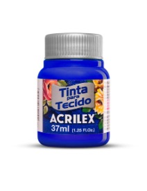 Tinta para Tecido 37ml Acrilex Azul Turquesa