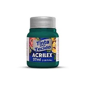 Tinta para Tecido 37ml Acrilex Verde Bandeira
