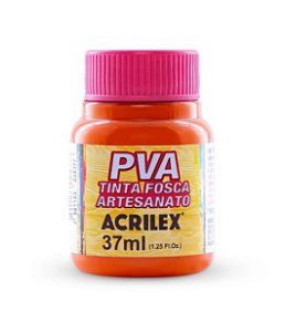 Tinta PVA 37 ml Laranja - Acrilex