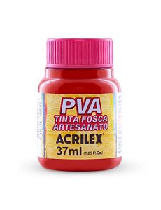 Tinta PVA 37 ml Vermelho Fogo - Acrilex