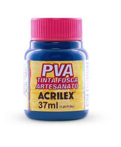 Tinta PVA 37 ml Azul Turquesa - Acrilex