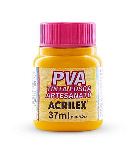 Tinta PVA 37 ml Amarelo Ouro - Acrilex