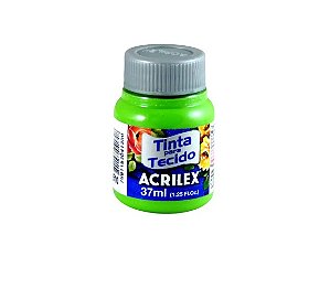 Tinta para tecido 37 ml Verde Folha - Acrilex