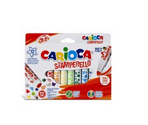 Canetinha Hidrografica 12 cores Carioca 9721