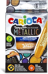 Tinta Guache Bastao Carioca Metalica - 9738