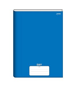 Caderno brochurao capa dura stiff 48 folhas Azul - jandaia 00056