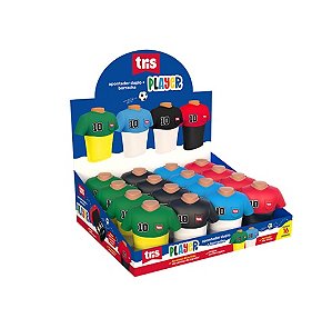 Apontador Duplo com Depósito + Borracha Player  - Tris 910257