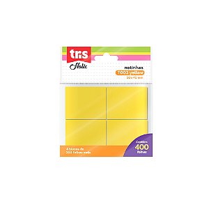 Notas Autoadesivas Holic Pop T003 – Amarelo 100 Folhas – Tris