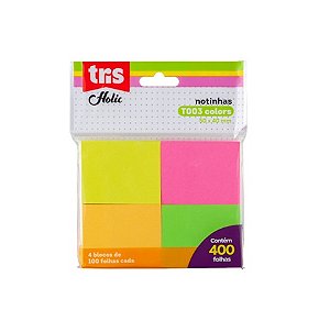 Notas Autoadesivas Colors Holic Pop T003 100 Folhas – Tris 677446