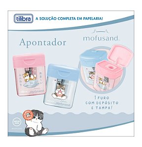 Apontador 1 Furo Com Depósito Mofusand - TILIBRA 403326