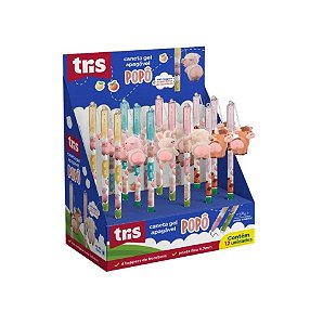 Caneta Gel Apagável Popô – 0.7mm  – Tris 916648