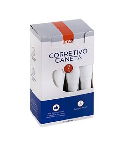 Caneta Corretiva 7 ml Ponta Metálica - BRW