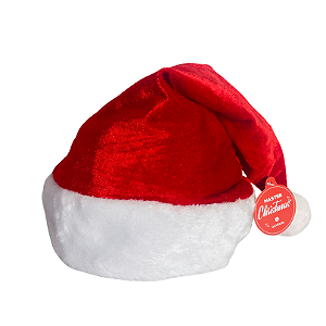 Gorro Papai Noel 40cm Veludo