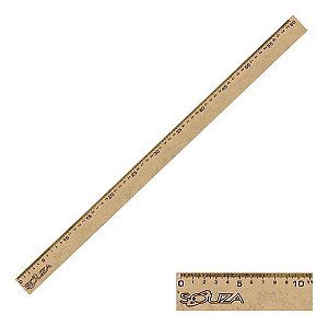 Regua de Madeira 60cm Para Corte e Costura