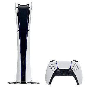 Console PS5 Slim Edition + Controle Dualsense Branco Sony