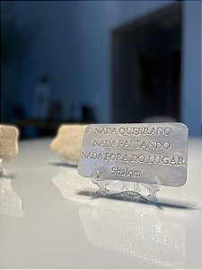 Plaquinha Shalom