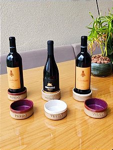 Suporte para garrafa de vinho