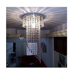 Lustre espiral para salão de beleza, quarto, sala