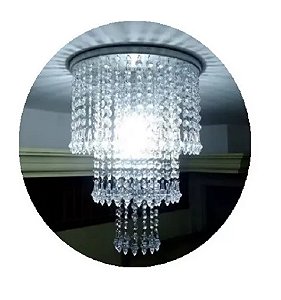 Lustre Acrilico para Hall, sala, quarto